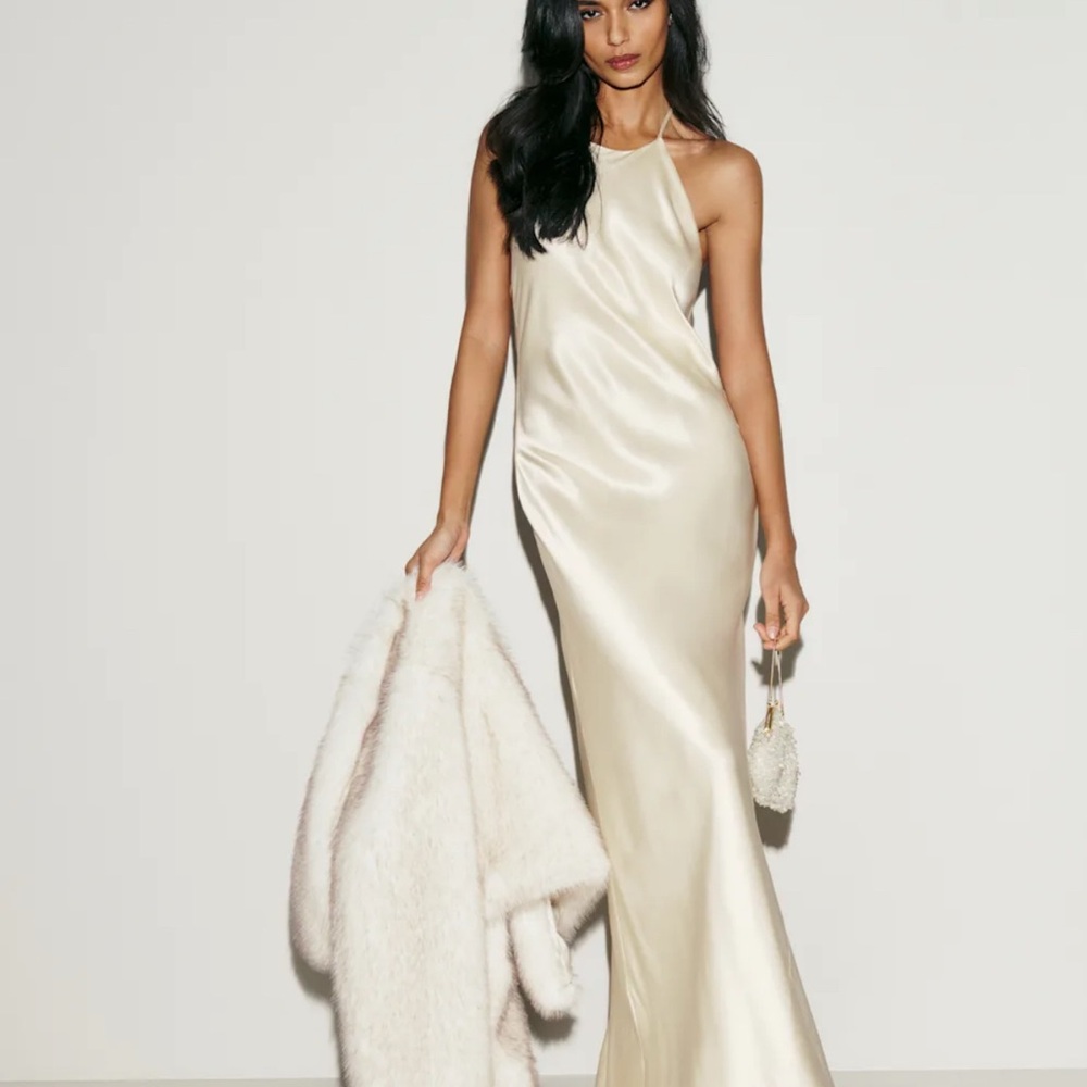 Reformation Jeany Silk Dress